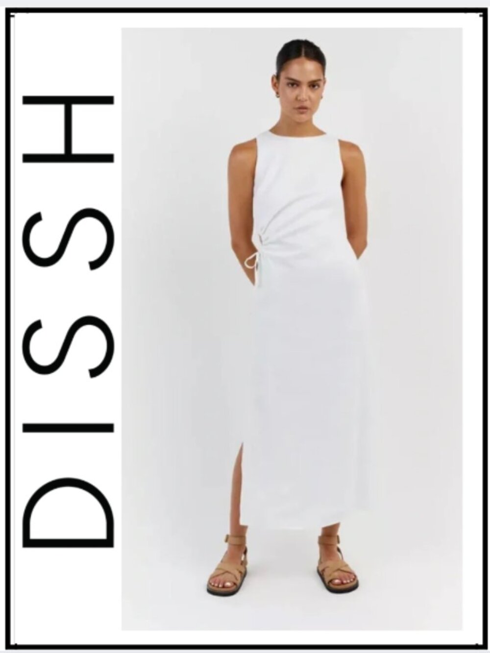 DISSH Beau Sleeveless Linen Dress